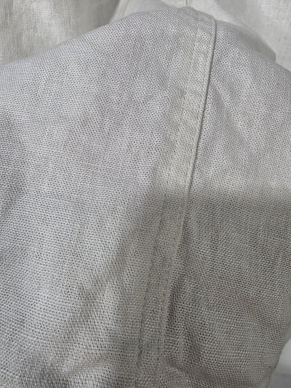 Banana Republic Ivory Hemp-Cotton Shift Dress Sleeveless - Picture 8 of 16
